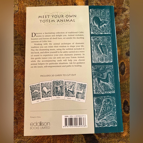 CELTIC TOTEM ANIMALS Book and Cards by John Matthews - Picture 3 of 14